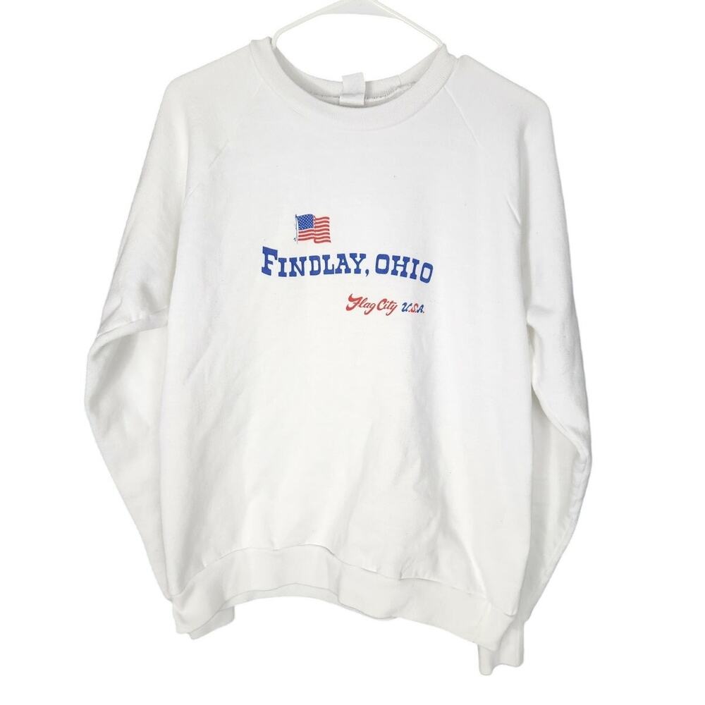 Vintage 80s Findlay, Ohio Crewneck men's large